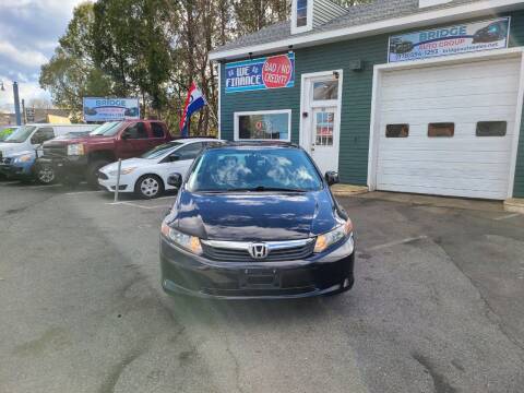 2012 Honda Civic for sale at Bridge Auto Group Corp in Salem MA