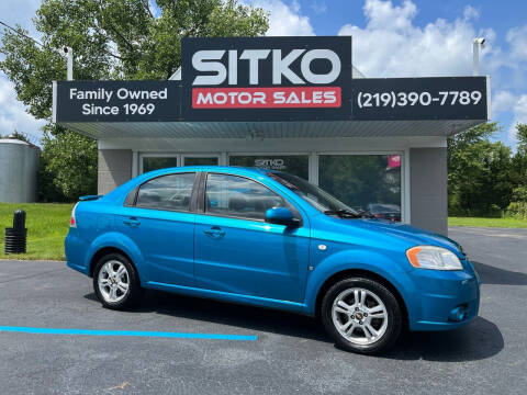 2008 Chevrolet Aveo for sale at SITKO MOTOR SALES INC in Cedar Lake IN