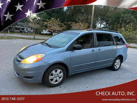 2007 Toyota Sienna for sale at CHECK AUTO, INC. in Tampa FL