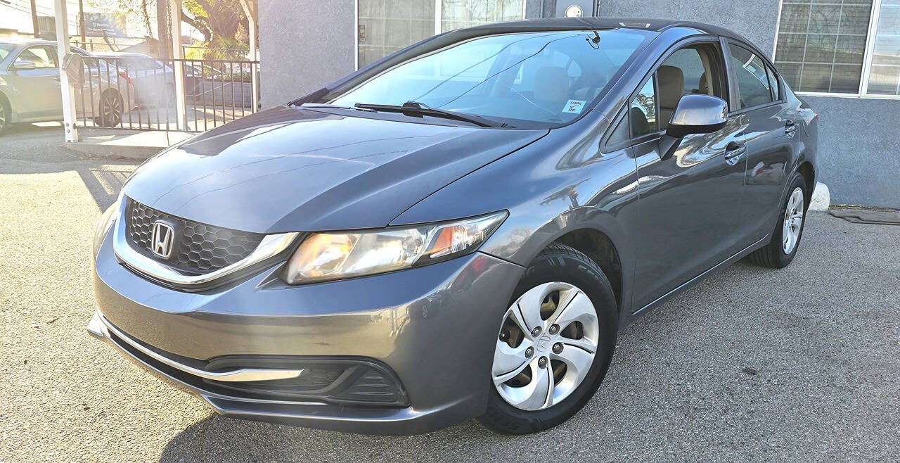 2013 Honda Civic for sale at High Rev Autos in Fontana, CA