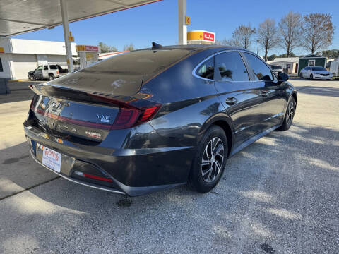 2021 Hyundai Sonata Hybrid Blue