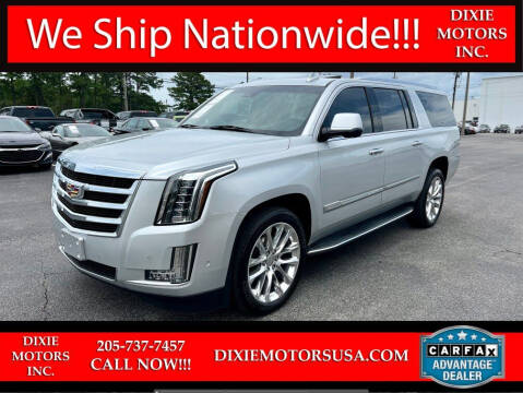 2017 Cadillac Escalade ESV for sale at Dixie Motors Inc. in Tuscaloosa AL