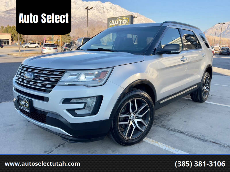 2016 Ford Explorer for sale at Auto Select in Orem UT