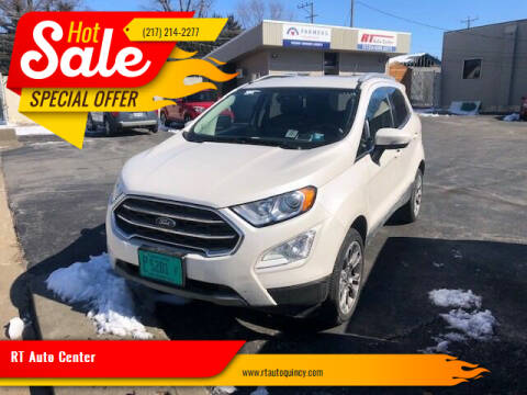 2019 Ford EcoSport for sale at RT Auto Center in Quincy IL
