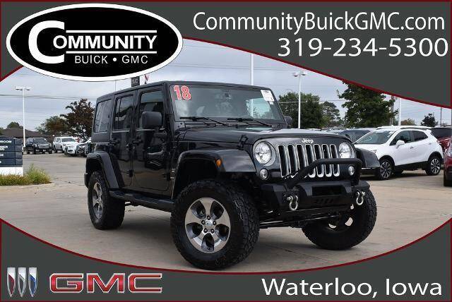 2018 Jeep Wrangler JK Unlimited for sale at Community Buick GMC in Waterloo IA