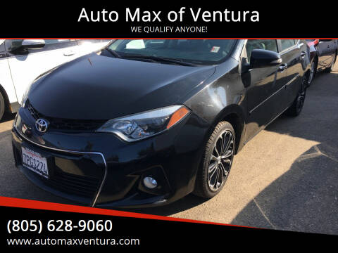 2016 Toyota Corolla for sale at Auto Max of Ventura in Ventura CA