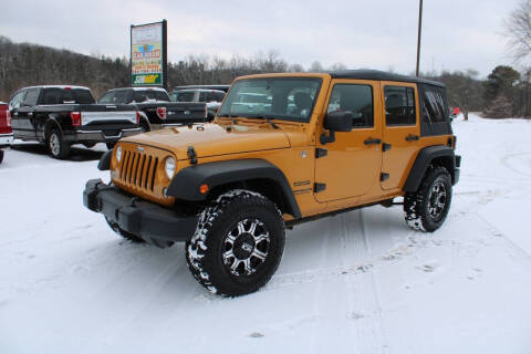 2014 Jeep Wrangler Unlimited for sale at T James Motorsports in Nu Mine PA