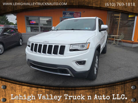 2015 Jeep Grand Cherokee for sale at Lehigh Valley Truck n Auto LLC. in Schnecksville PA