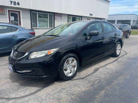 2015 Honda Civic for sale at Shermans Auto Sales in Webster NY