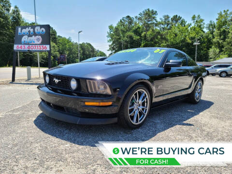 2007 Ford Mustang for sale at Let's Go Auto in Florence SC