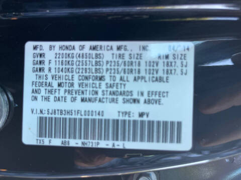 2015 Acura RDX w/Tech