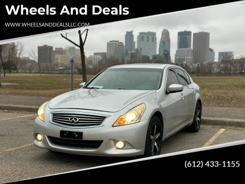 2013 Infiniti G37 Sedan for sale at Wheels And Deals in Kasson MN