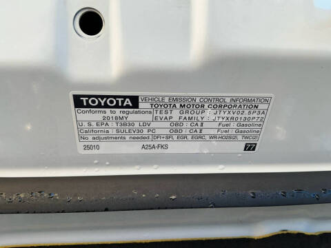 2018 Toyota Camry LE