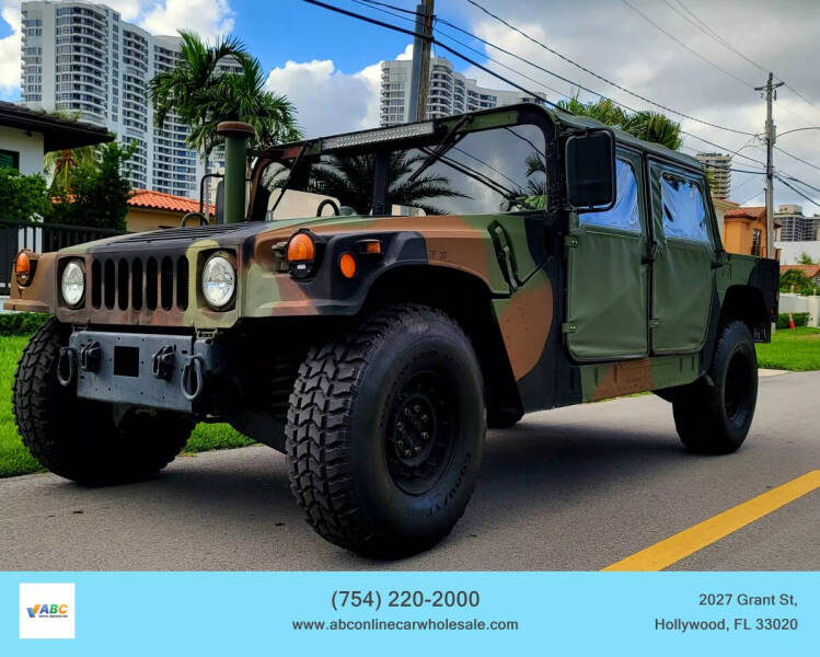 2004 AM General Hummer for sale at ABC ONLINE CAR WHOLESALE in Hollywood FL