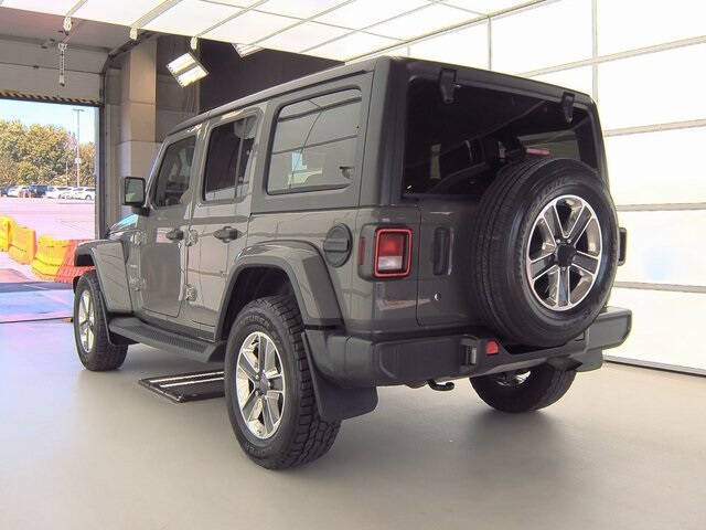 Used 2020 Jeep Wrangler Unlimited Sahara with VIN 1C4HJXEN1LW167014 for sale in Hazard, KY