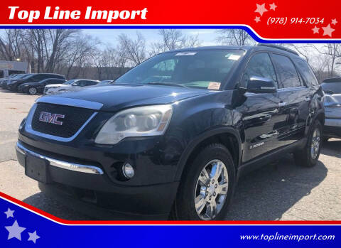 2008 GMC Acadia for sale at Top Line Import in Haverhill MA