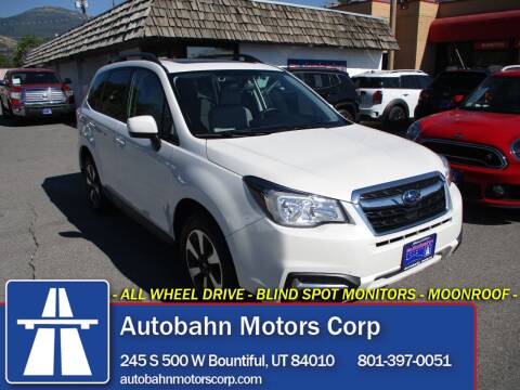2018 Subaru Forester for sale at Autobahn Motors Corp in Bountiful UT