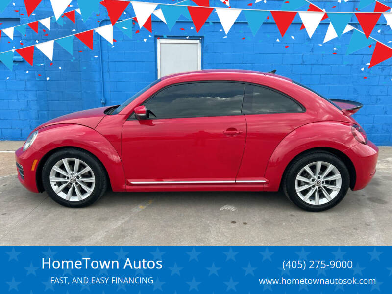 2017 Volkswagen Beetle for sale at HomeTown Autos in Shawnee OK