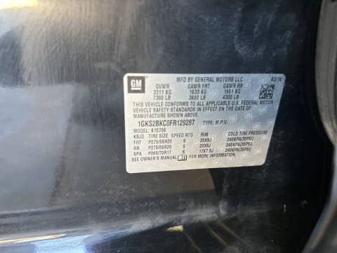 2015 GMC Yukon SLT