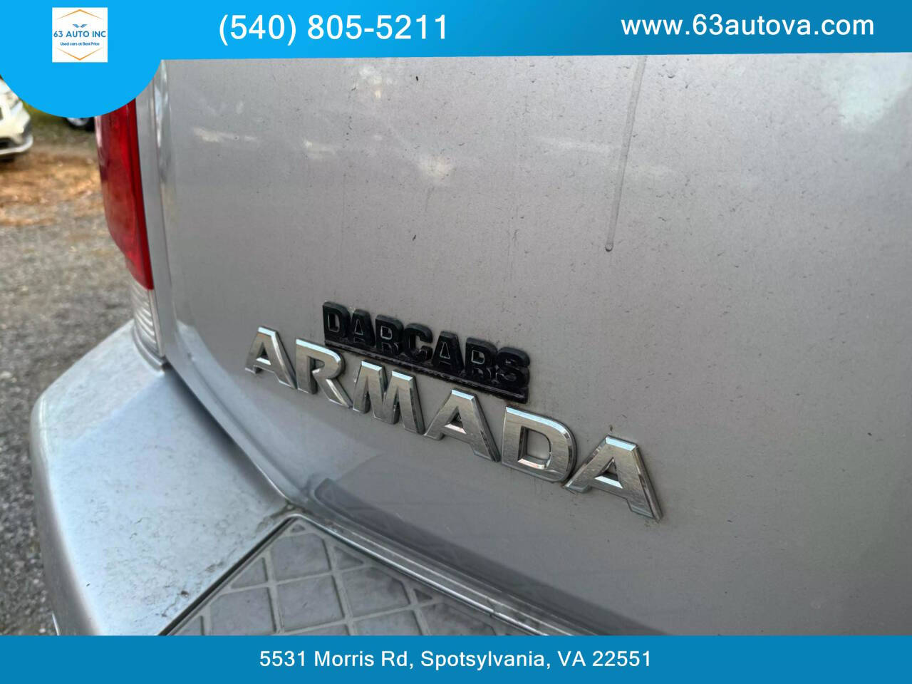 2011 Nissan Armada for sale at 63 Auto Inc in Spotsylvania, VA