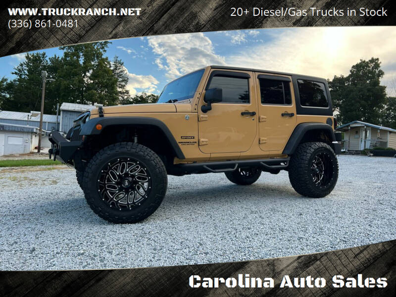 2013 Jeep Wrangler Unlimited for sale at Carolina Auto Sales in Trinity NC