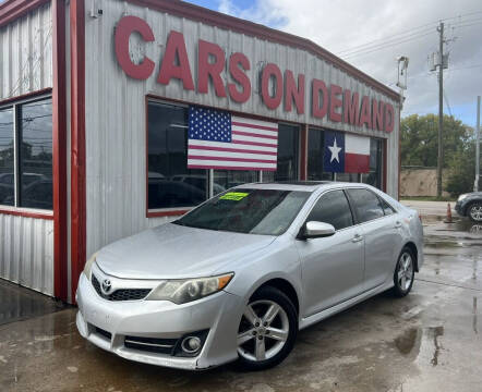 2013 Toyota Camry for sale at Cars On Demand 3 in Pasadena TX