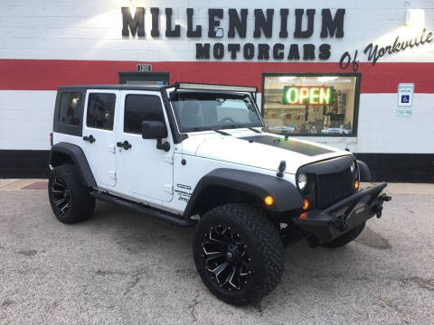 2011 Jeep Wrangler Unlimited for sale at Millennium Motorcars in Yorkville IL