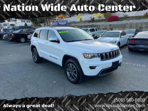 2019 Jeep Grand Cherokee for sale at Nation Wide Auto Center in Brockton MA