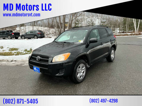 2012 Toyota RAV4 for sale at MD Motors LLC in Williston VT