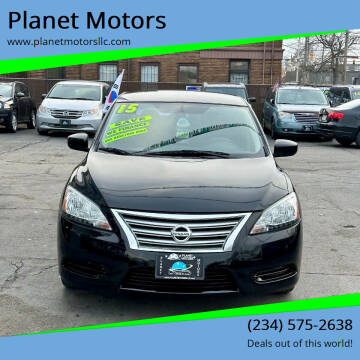 2015 Nissan Sentra for sale at Planet Motors in Youngstown OH