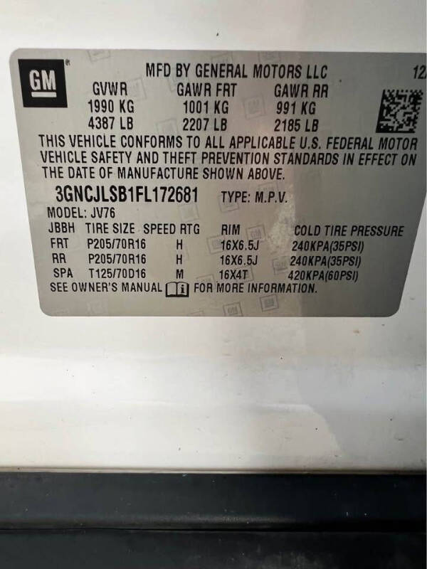 2015 Chevrolet Trax LT