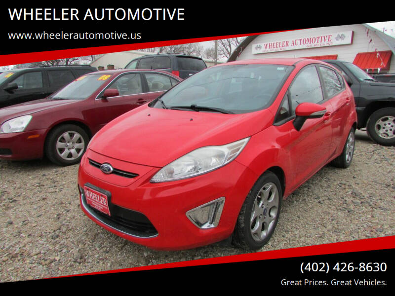 2012 Ford Fiesta for sale at WHEELER AUTOMOTIVE in Fort Calhoun NE