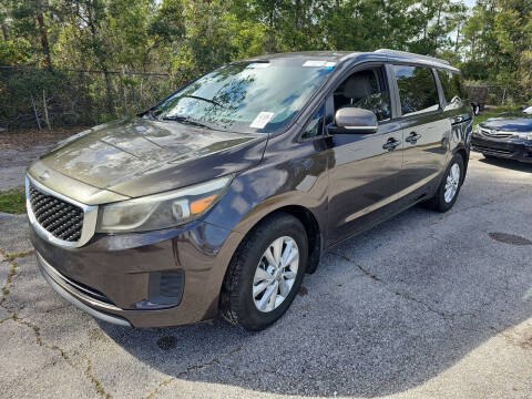 2015 Kia Sedona for sale at IMAGINE CARS and MOTORCYCLES in Orlando FL