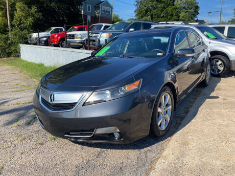 2012 Acura TL for sale at Motley's Auto World in Danville VA