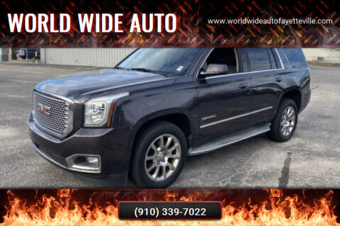 2015 GMC Yukon for sale at World Wide Auto in Fayetteville NC