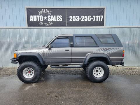 1988 Toyota 4Runner for sale at Austin's Auto Sales in Edgewood WA