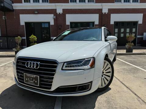2015 Audi A8 L for sale at UPTOWN MOTOR CARS in Houston TX