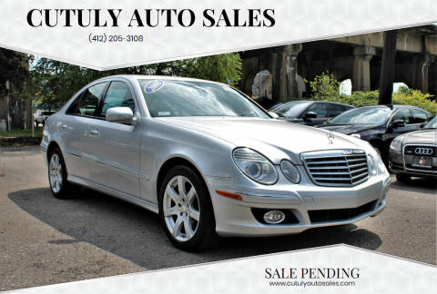 2008 Mercedes-Benz E-Class for sale at Cutuly Auto Sales in Pittsburgh PA