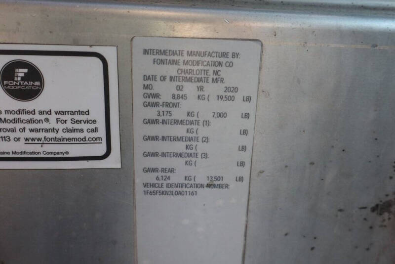 2020 Ford Stripped Chassis