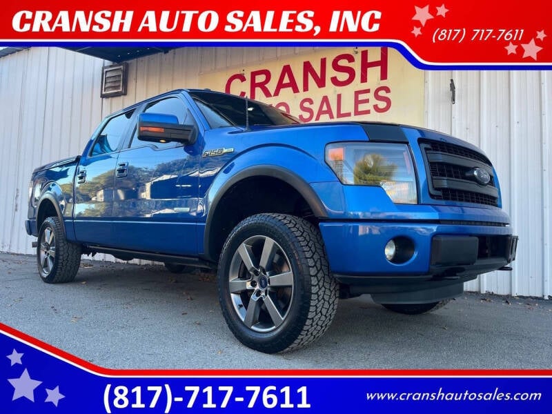 2013 Ford F-150 for sale at CRANSH AUTO SALES, INC in Arlington TX