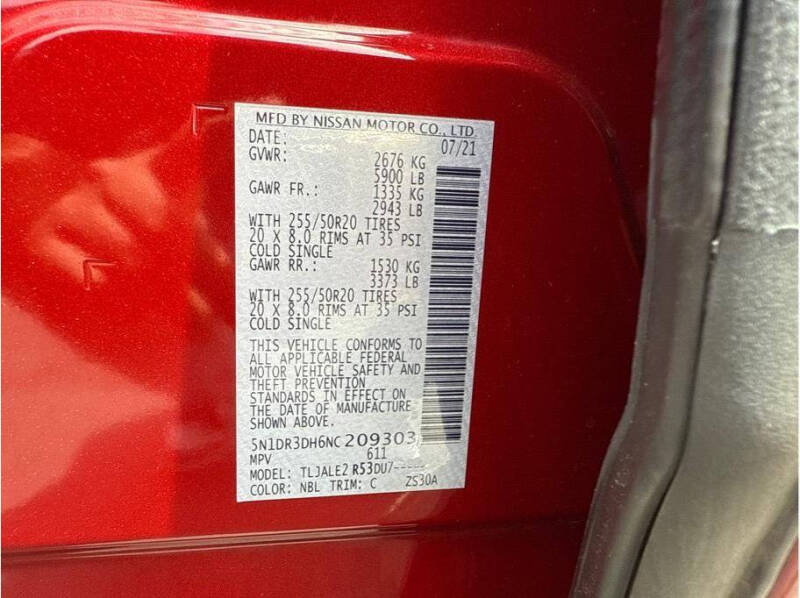 2022 Nissan Pathfinder Platinum