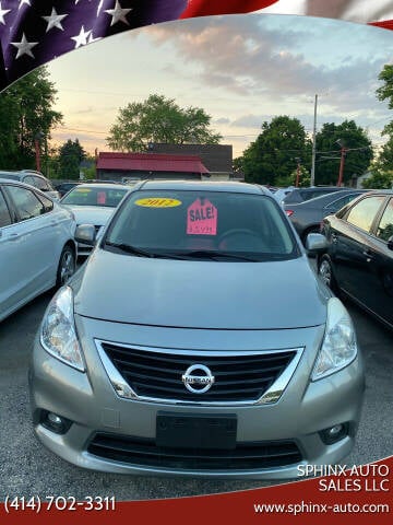 2012 Nissan Versa for sale at Sphinx Auto Sales LLC in Milwaukee WI