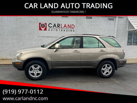 1999 Lexus RX 300 for sale at CAR LAND  AUTO TRADING in Raleigh NC