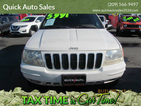 2002 Jeep Grand Cherokee for sale at Quick Auto Sales in Ceres CA