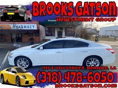 2010 Nissan Maxima for sale at Brooks Gatson Investment Group in Bernice LA