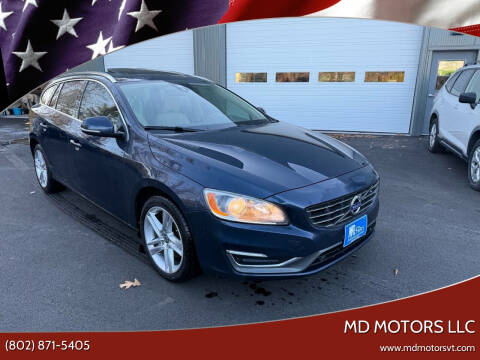 2015 Volvo V60 for sale at MD Motors LLC in Williston VT