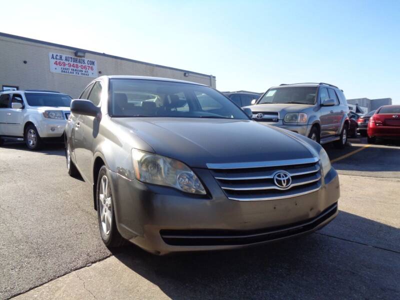 2005 Toyota Avalon for sale at ACH AutoHaus in Dallas TX