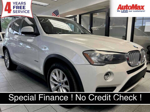 2013 BMW X3 for sale at Auto Max in Hollywood FL