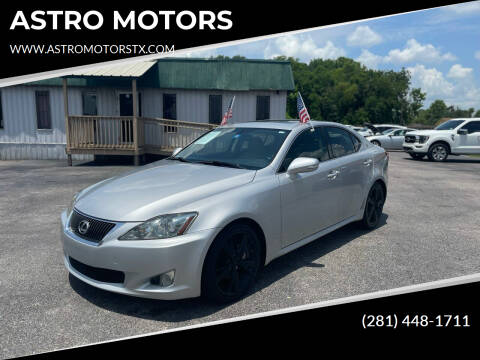 2010 Lexus IS 250 for sale at ASTRO MOTORS in Houston TX