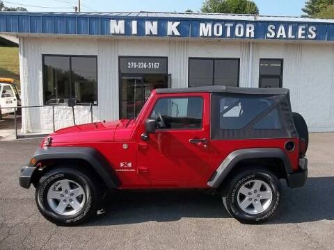 2008 Jeep Wrangler for sale at MINK MOTOR SALES INC in Galax VA